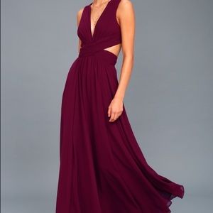 Lulu's Vivid Imagination Plum Purple Maxi Dress